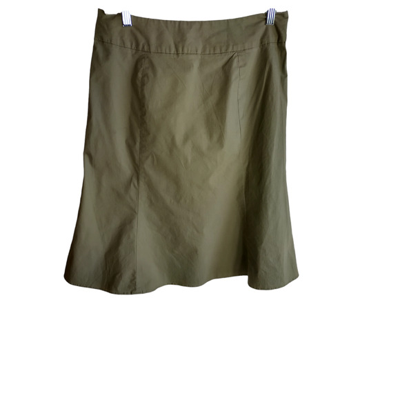 Gap Womens A-line Mid rise/waist Outdoor Active Hiking Trail Skirt Green Size 4 - Picture 2 of 5
